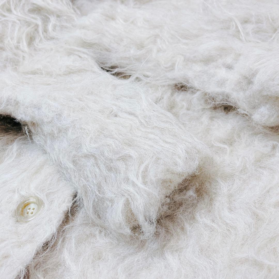 【美品】THETOE PIGALLE SHAGGY シャギーカーディガン