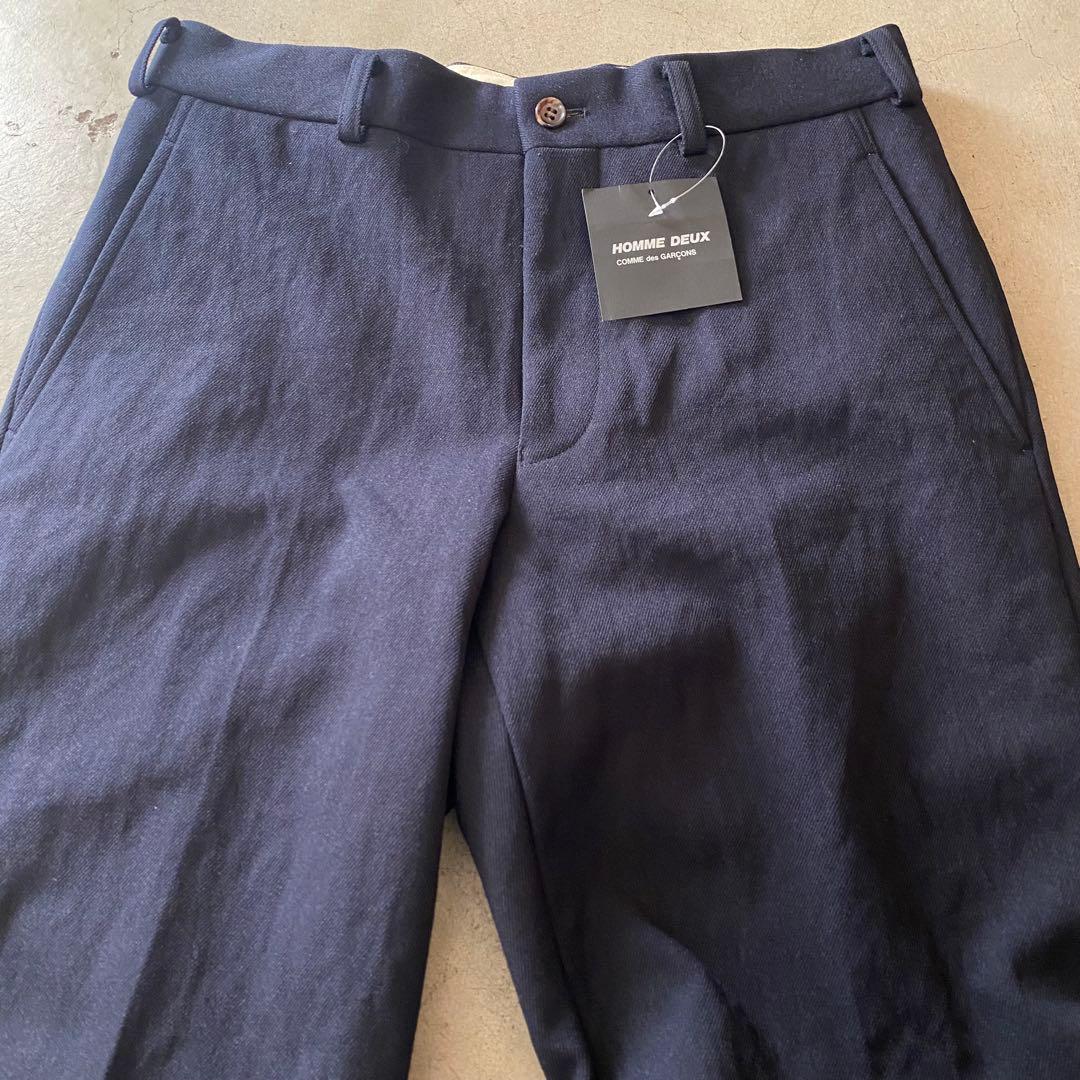 コムデギャルソンオムドゥ HOMME DEUX センタープレス スラックス