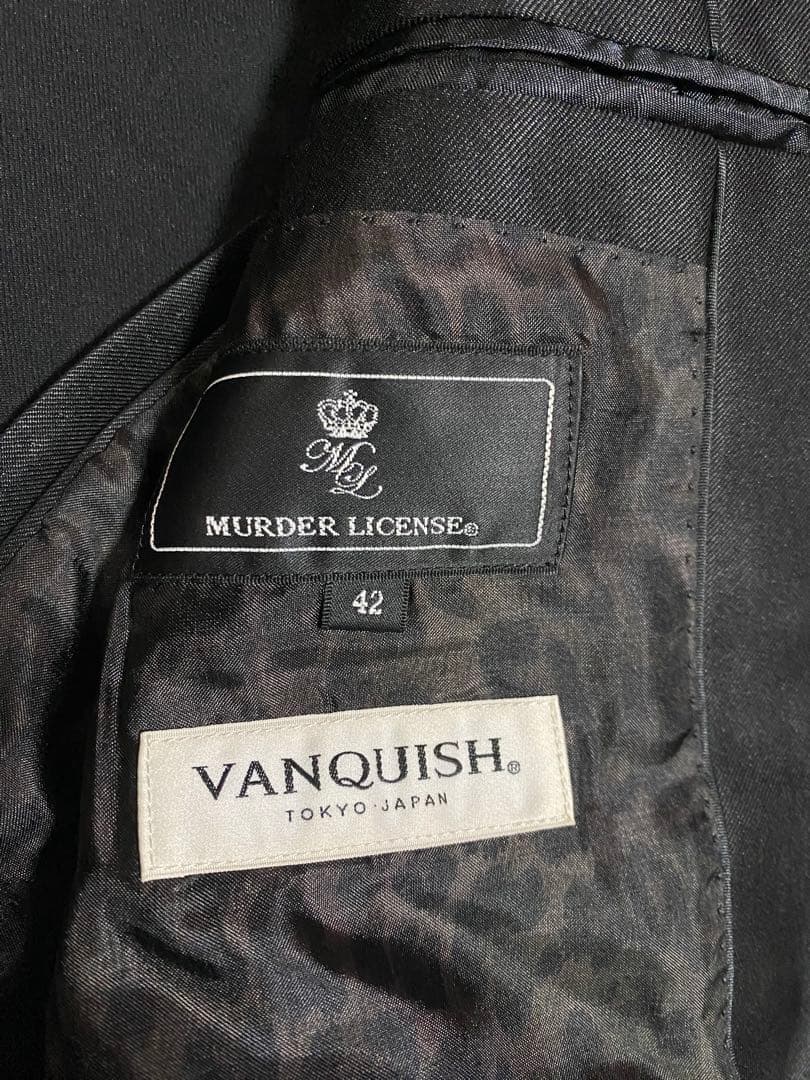 MURDER LICENSE◆VANQUISH◆メンズスーツセットアップ