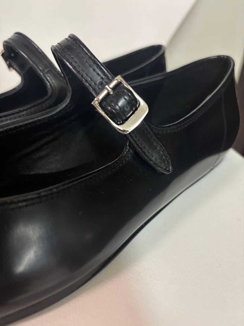 【新品・未使用】ザロウ　メリージェーン　ブラック　37 フラットシューズ