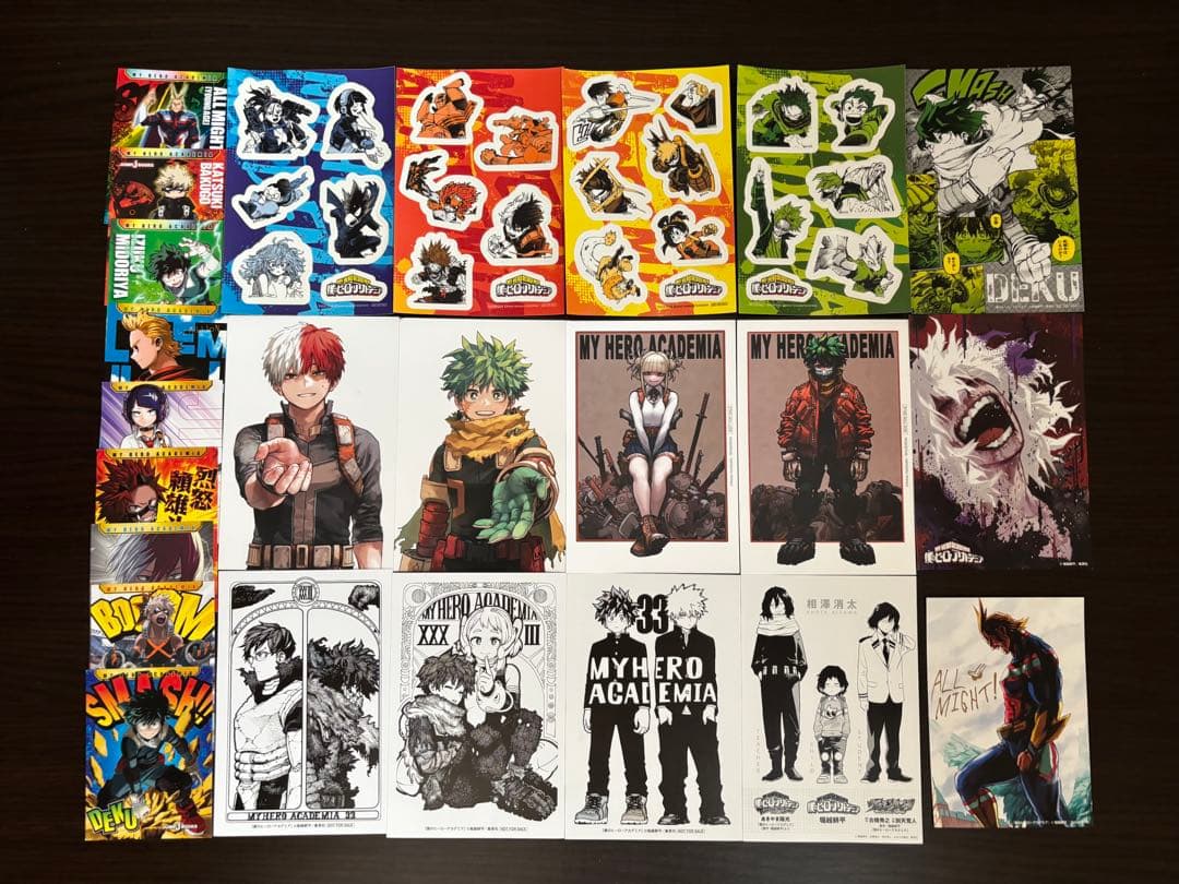 僕のヒーローアカデミア 1〜42巻 全巻初版 帯 チラシ 映画特典4冊
