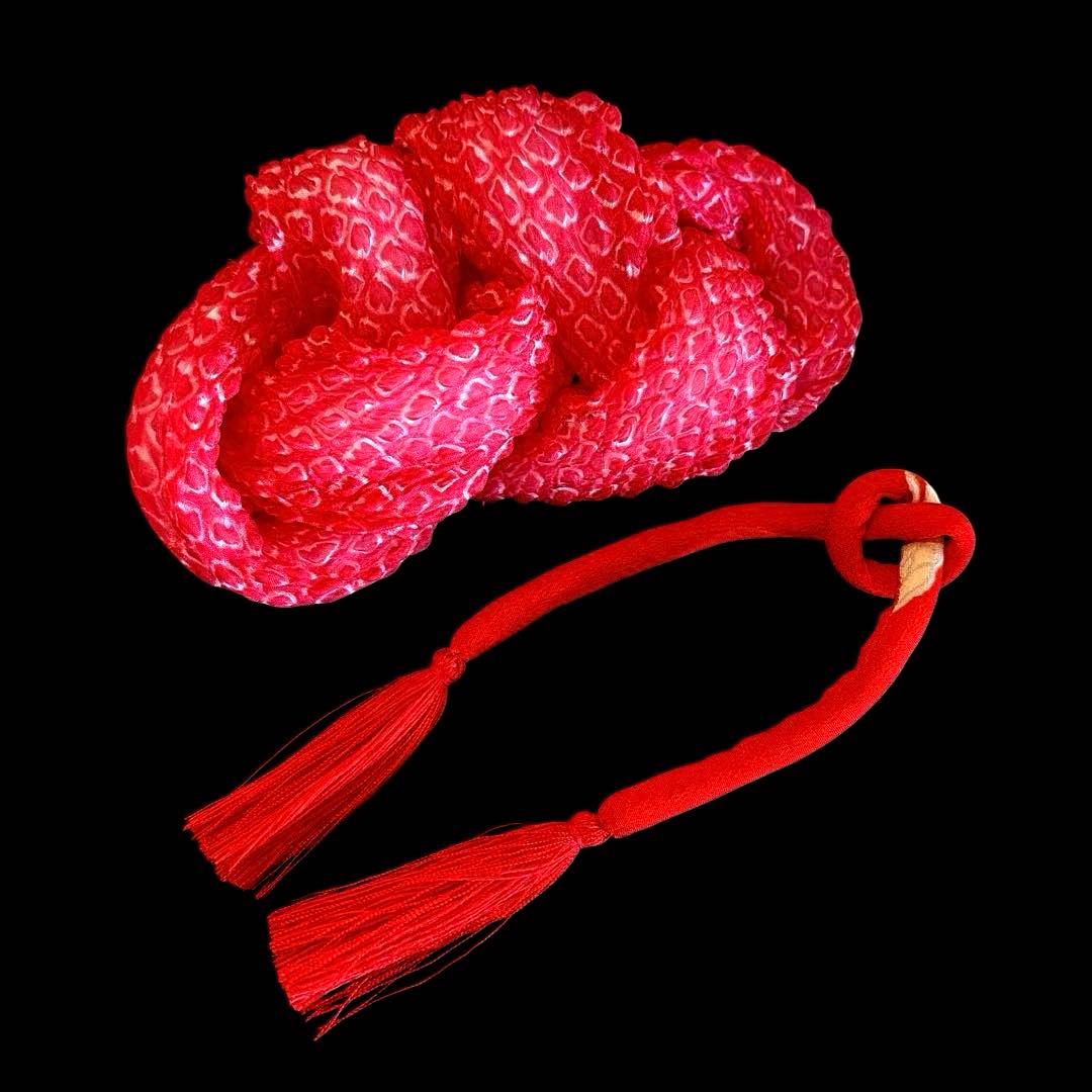 日本髪 髪飾り 七五三 (紅白) ３～５歳