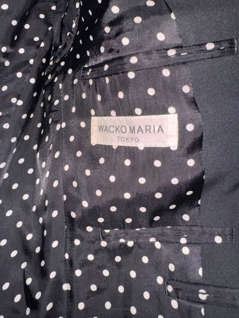 WACKO MARIA ブラックスーツ　セットアップ