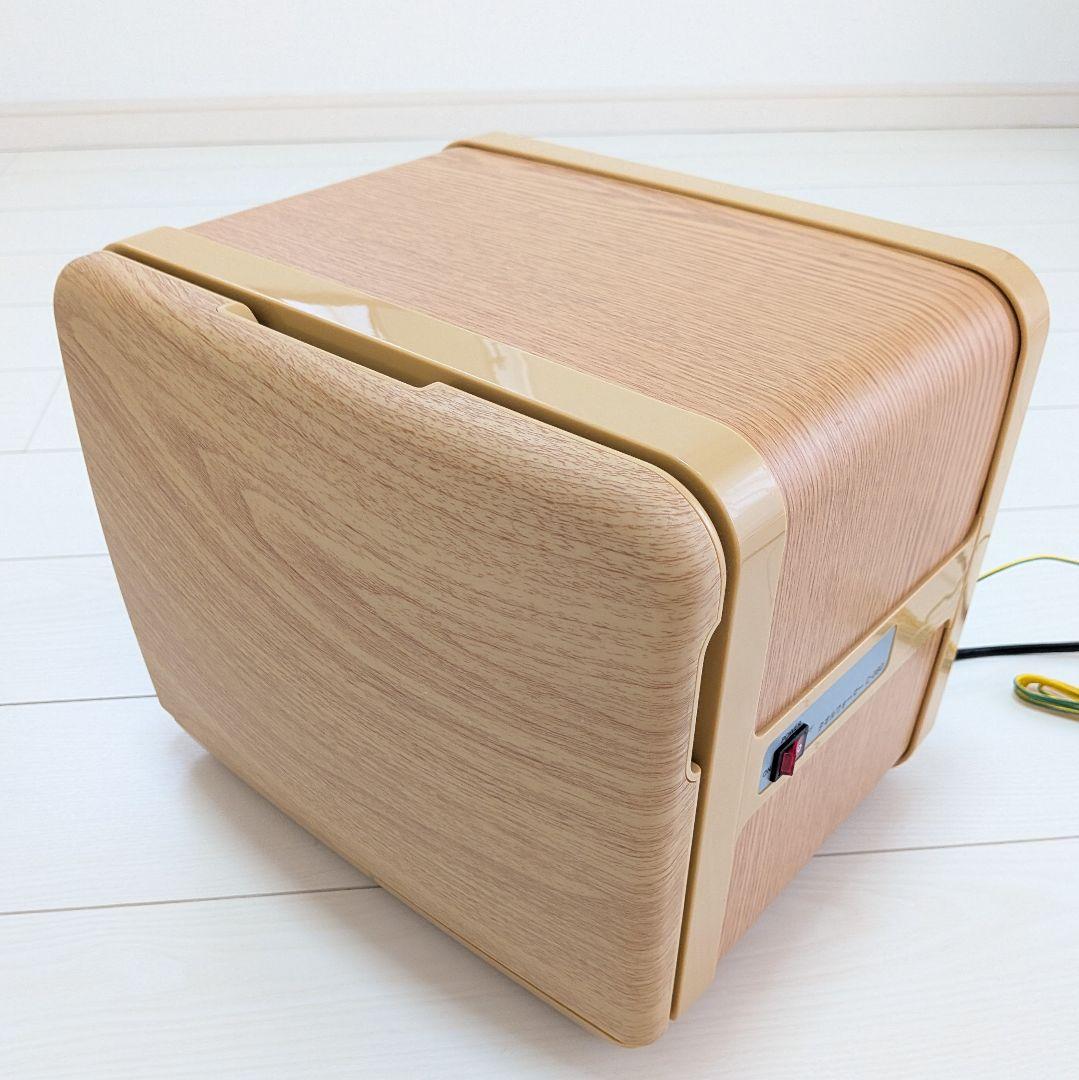 【極美品】タオルウォーマー C-080 前開き 8L 小型 ホットキャビ 木目調