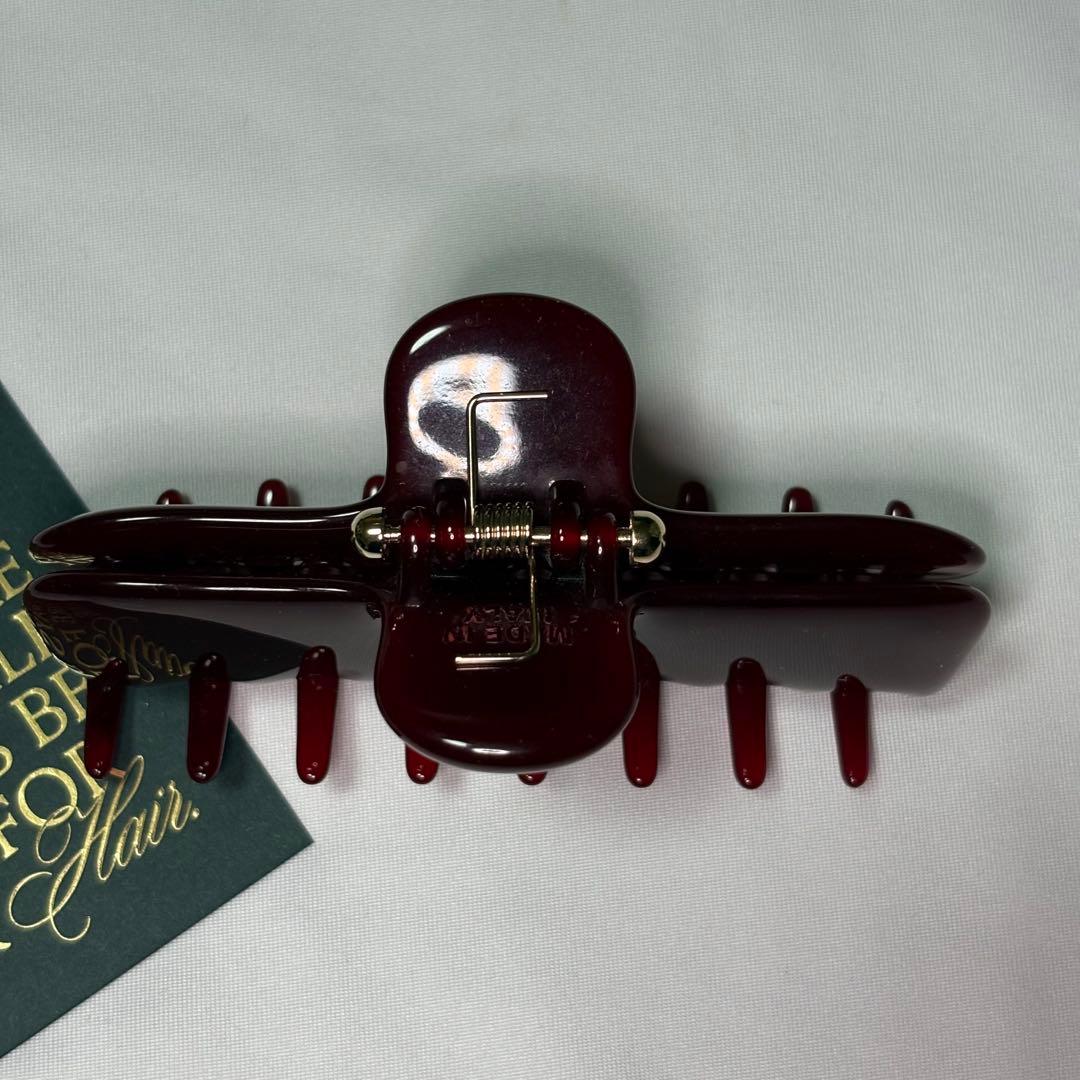 【Undo Hairware】No. 4 Claw クリップ　イタリア製ボルドー