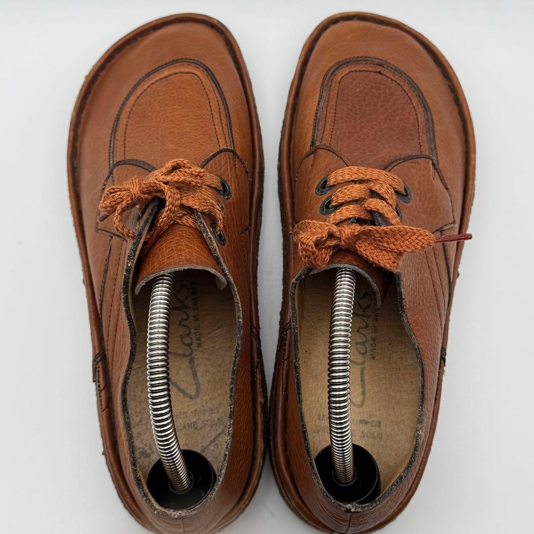 希少 クラークスClarks 旧タグ モカシン ネイチャーシボ革 ギリシャ製