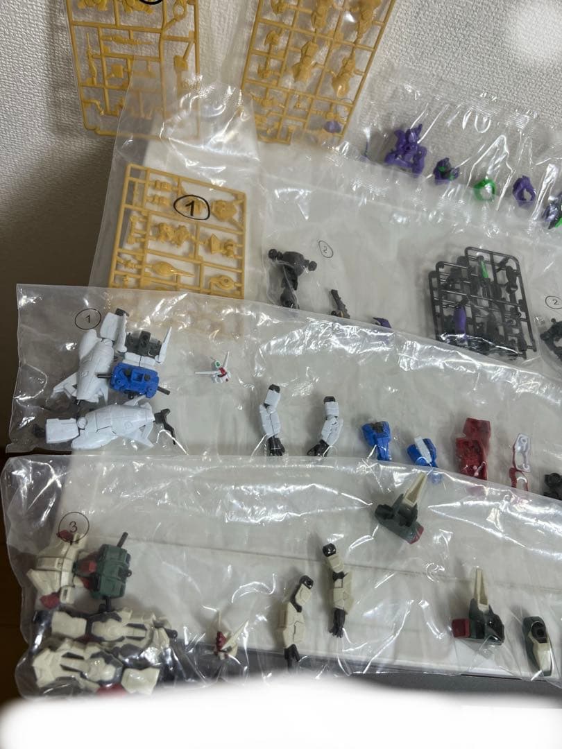 ガンダムプラモデルのセット