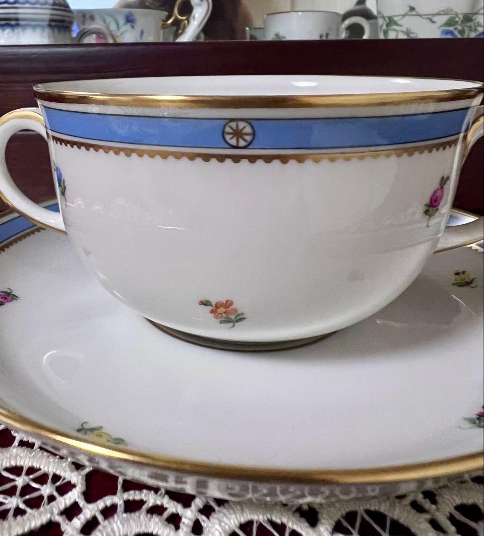 アウガルテン　ビーダーマイヤー　シューベルトタイプ　スープカップ