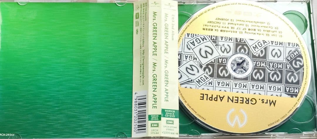 Mrs.GREEN APPLE　CDアルバム　初回限定盤　DVD付