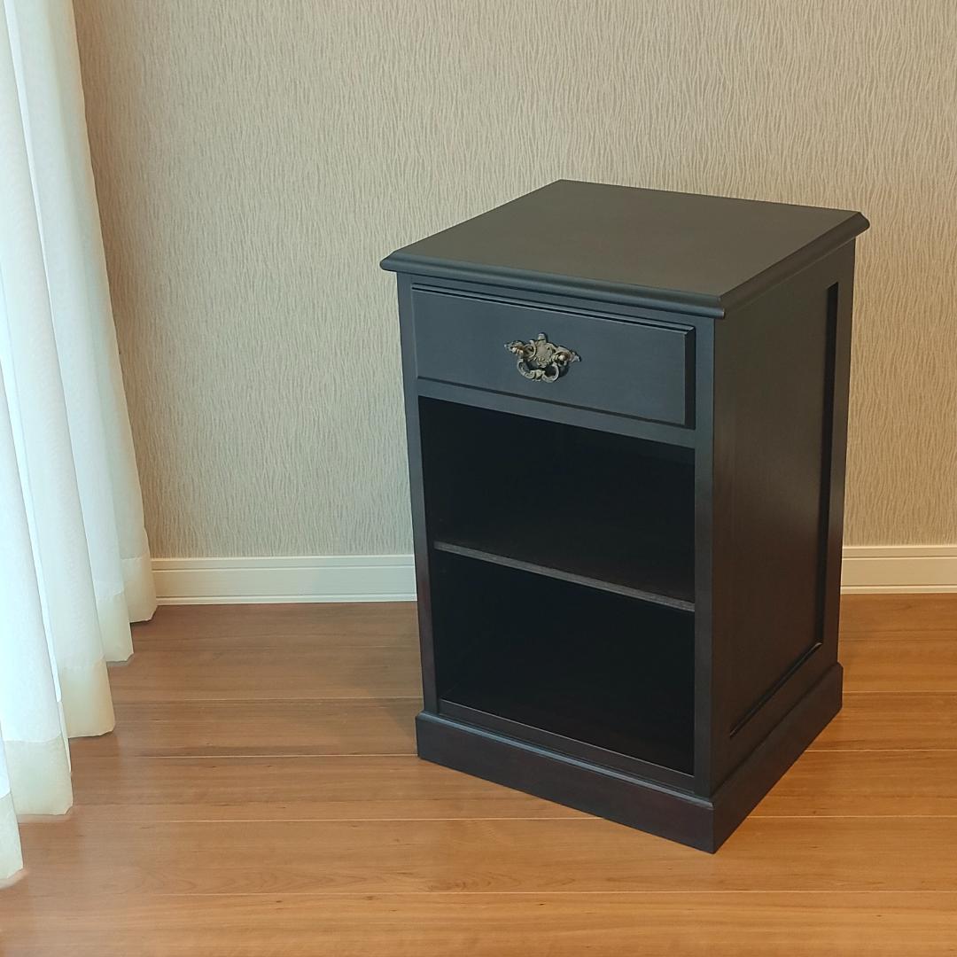 アンティーク調　キャビネット　引出し1杯　サイドテーブル