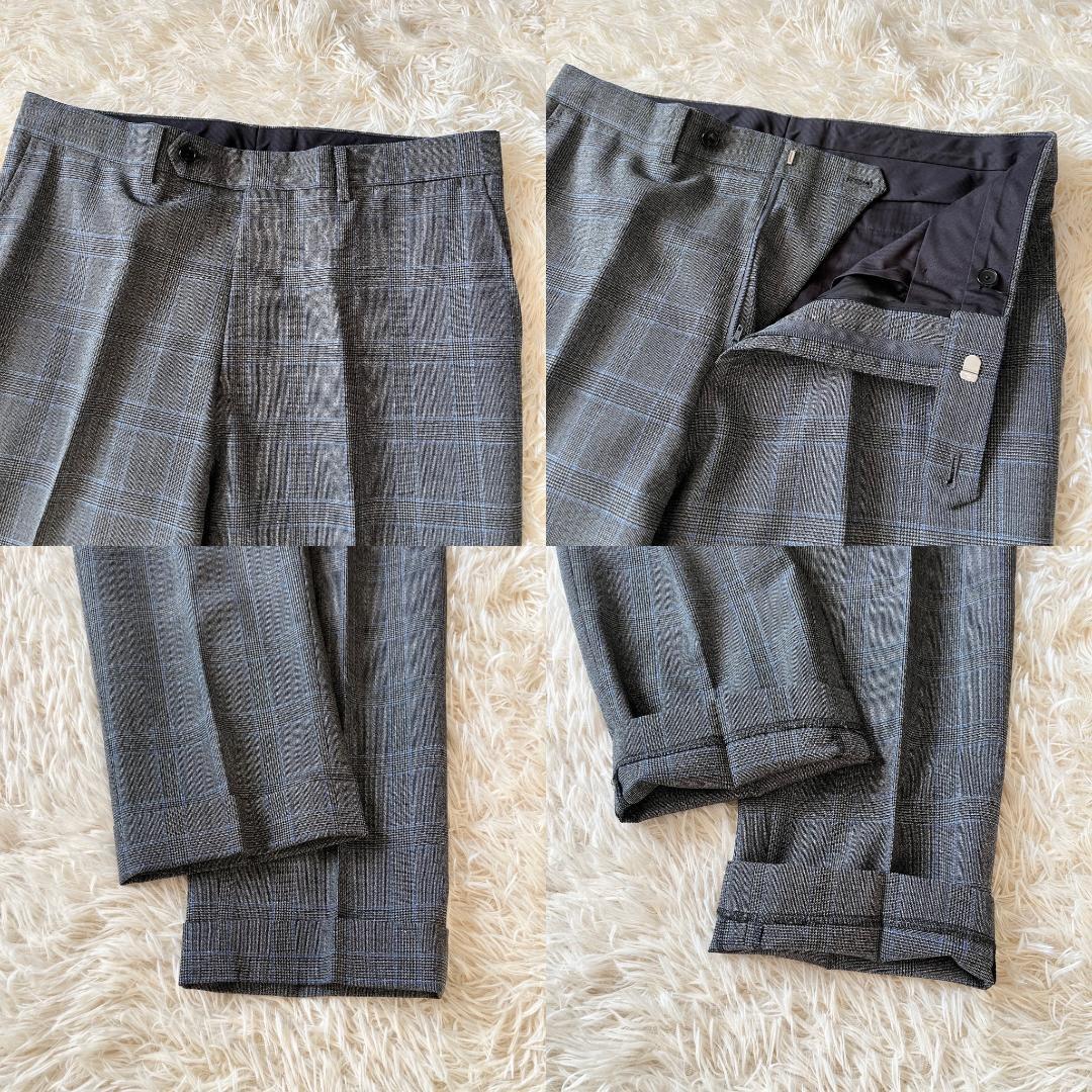 48★エディフィス×ロロピアーナ スリーピース 2B セットアップスーツ グレー