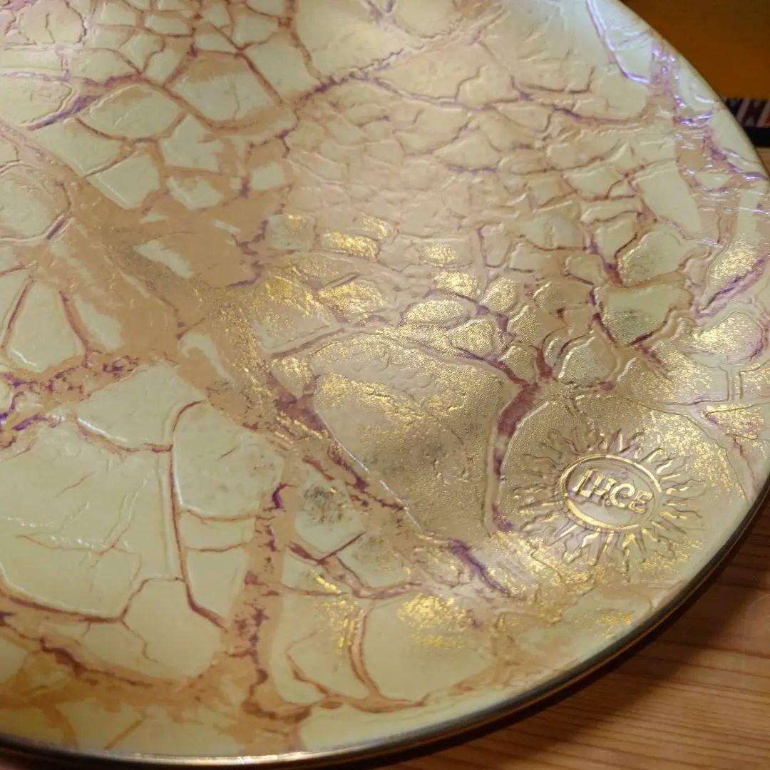 群青　リチャード ジノリ✕ルーチェ コラボ ゴールドプレート　2枚セット