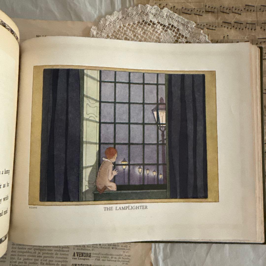1926年アンティーク美しい絵本フランス　洋書ジャンクジャーナル古書ルメール