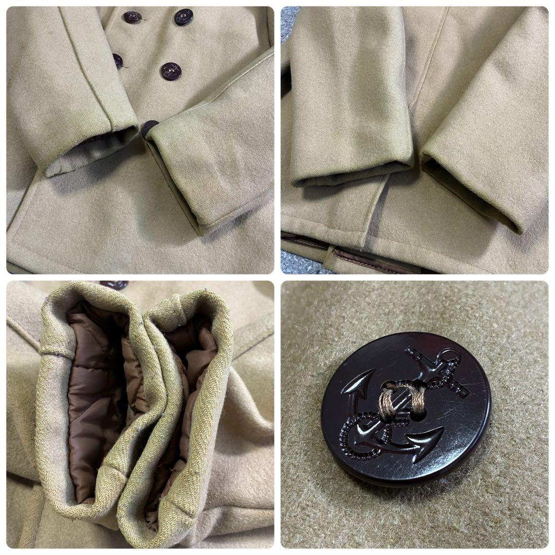 【希少カラー＆サイズ】Schott 740N ピーコート キャメル 44 USA