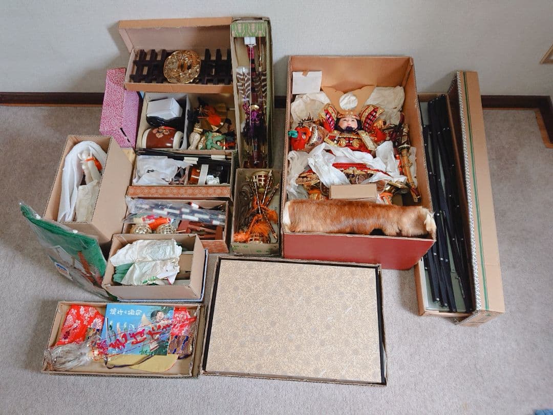 五月人形 三段飾り