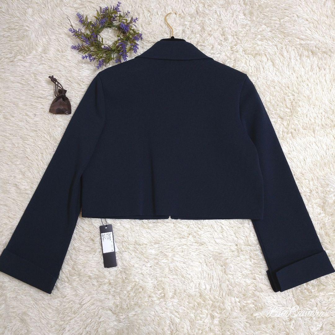 タグ付き★日本製★FOXEY　定価6.6万円　ジャケット　パール　2way　38