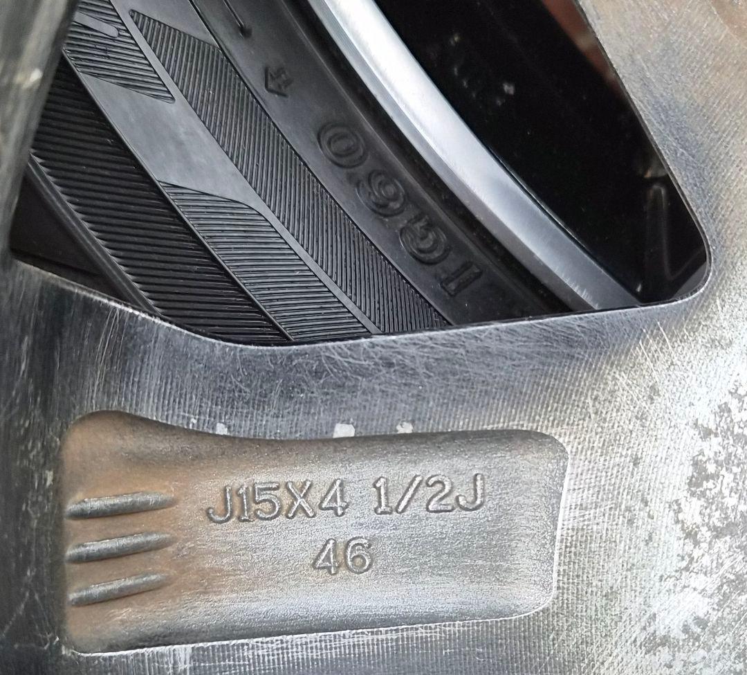 スタッドレス＆アルミホイール15インチ　４本 送料込み