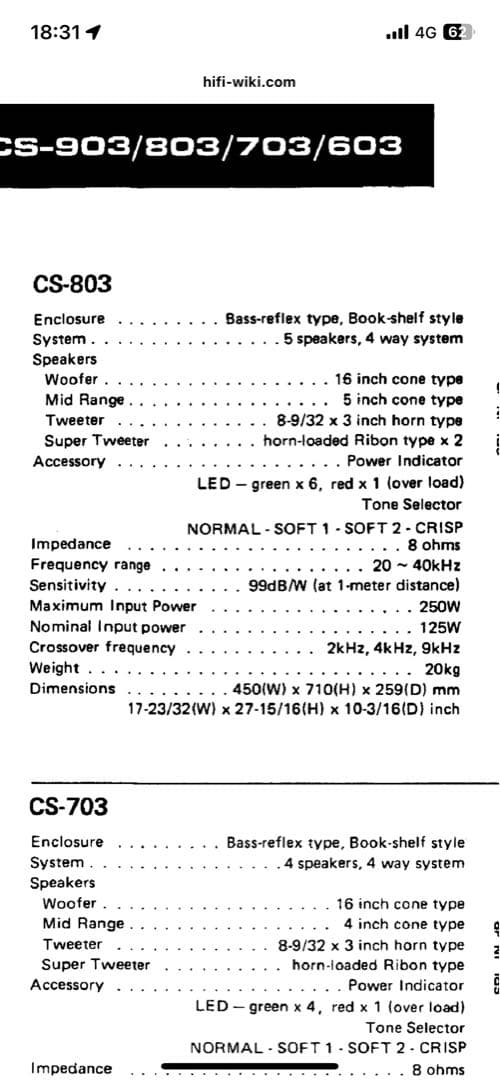② 日本未発売Pioneer CS-803 スピーカー