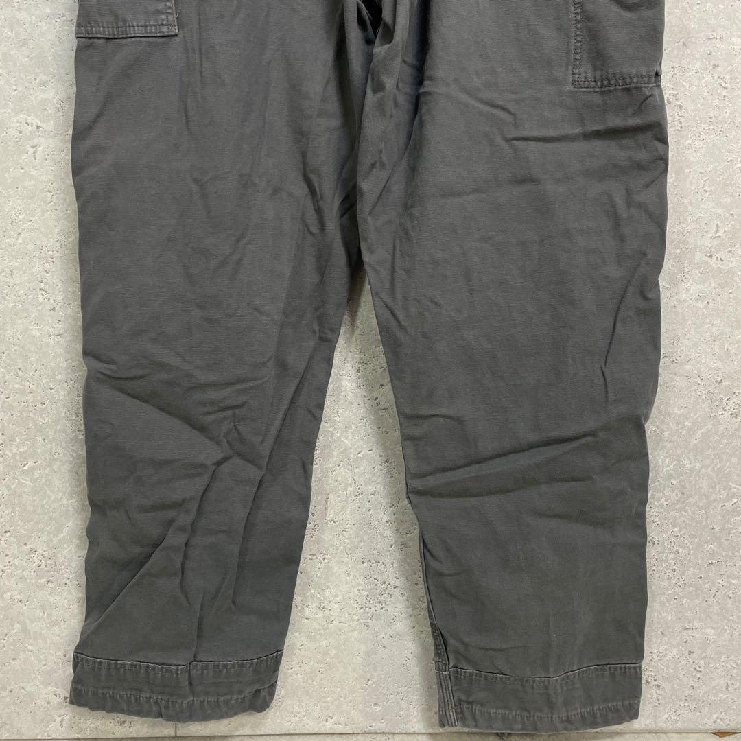 カーハート　オーバーオール　ダブルニー　ビックサイズ　グレー　W46 L34