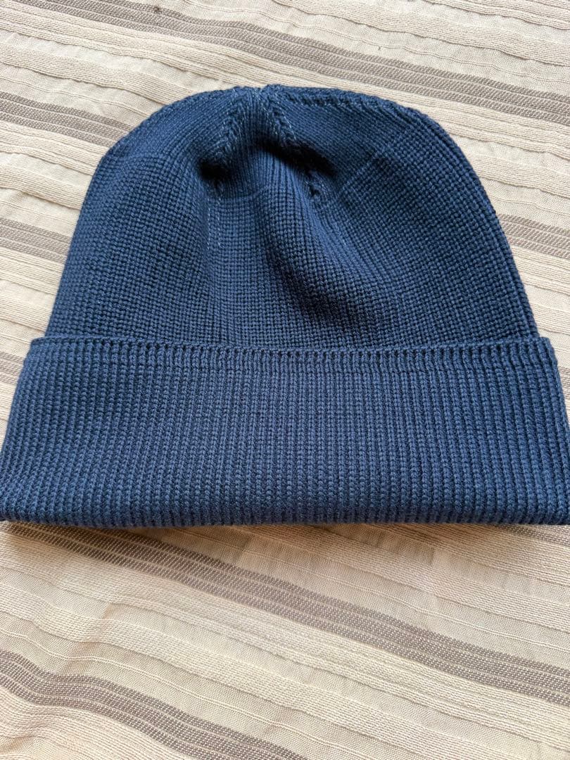 専用ブッチャープロダクツネイビー ニットキャップ アットラスト