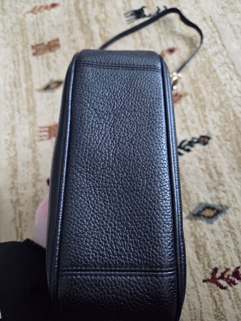 COACH レザー ショルダーバッグ　黒