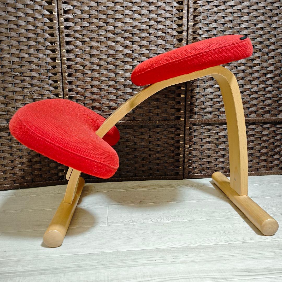 Rybo バランスイージー サカモトハウス 姿勢矯正チェア 学習椅子 レッド