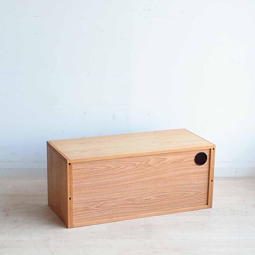 無印良品/MUJI オーク材 ユニットシェルフ用ガラス戸 ZR24335