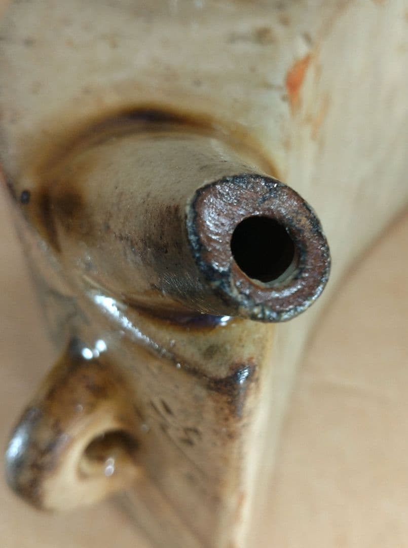 本人肉筆共箱【本物保証】金城次郎 海老魚文抱瓶 共箱 栞 壷屋焼 人間国宝 無傷