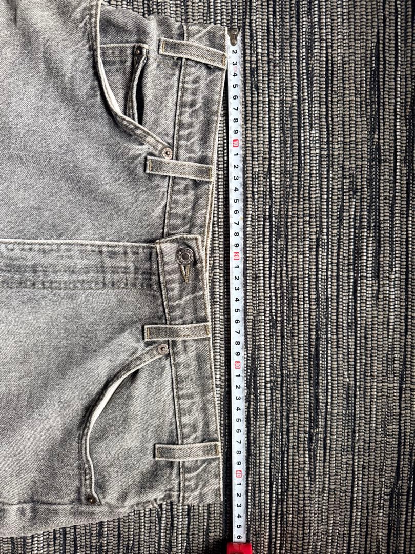 【希少オレンジタブ】USA製 リーバイス 550 先染めブラック W34 L36