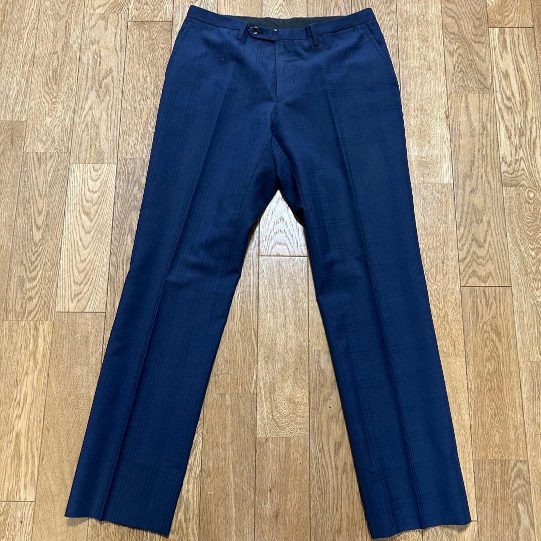 SUIT SELECT（スーツセレクト）　3ピーススーツネイビー　チェック柄