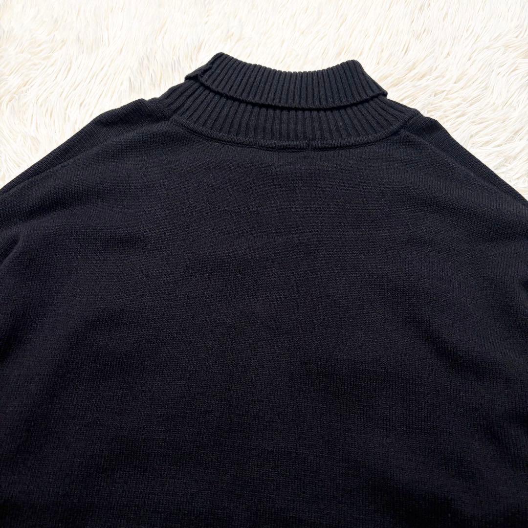 ✨美品✨アミパリス　タートルネックニット　ブラック　ハイネック　男女兼用　M