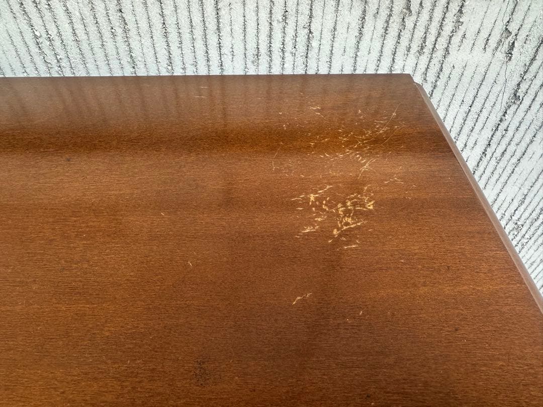 5010【サイドボード】イタリア　木製　象嵌細工　収納棚　飾り台　ヴィンテージ◎