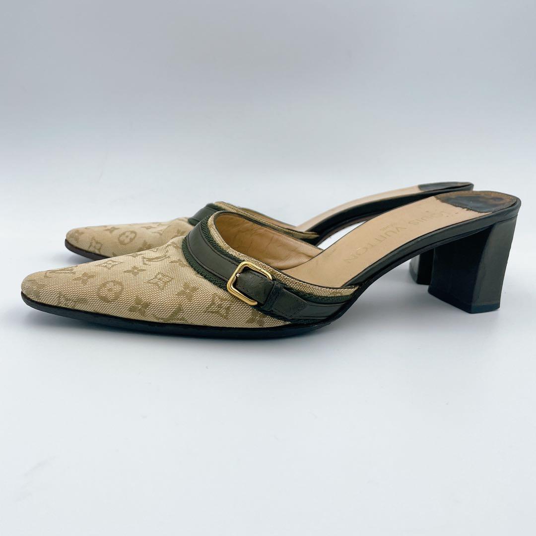 美品✨LOUIS VUITTON ルイヴィトン 靴 37 ミュール　24.0