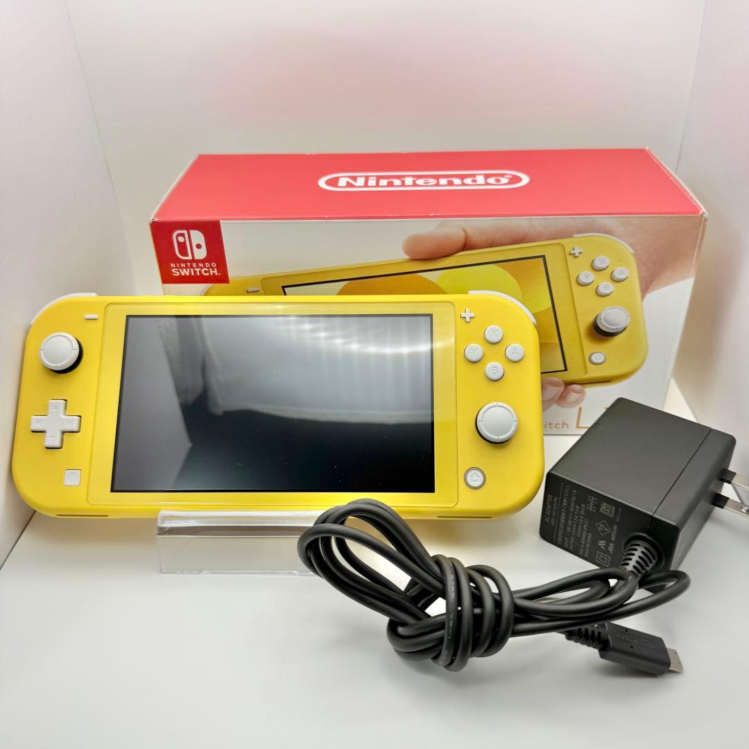 【極美品】Nintendo Switch Lite イエロー 29-1