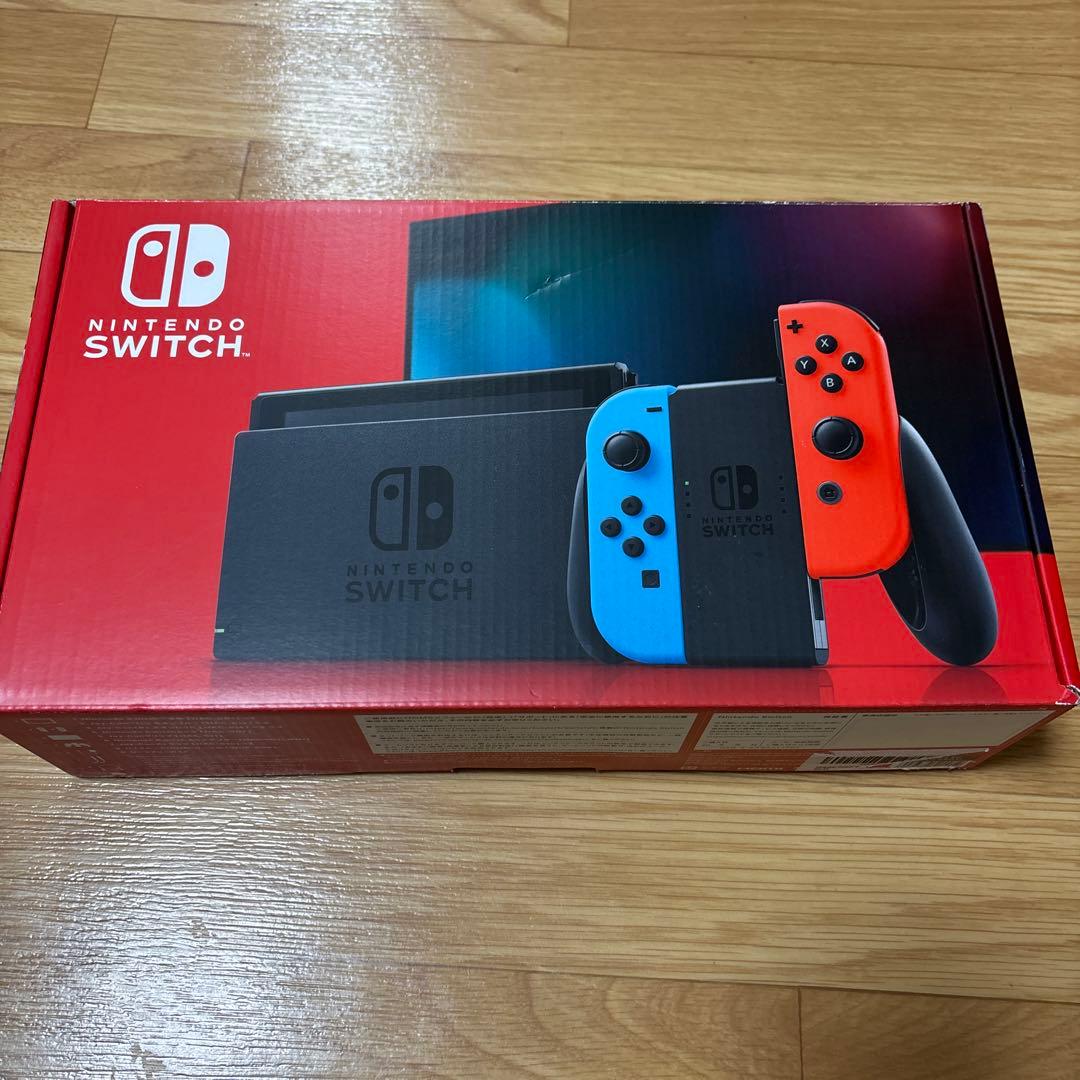【ホリパッド付属】Nintendo Switch ネオンブルー、レッド