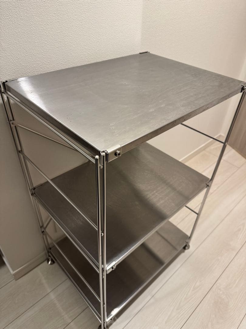 無印良品　ステンレス製 スチールラック（小）