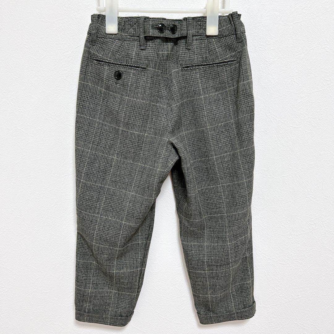 美品‼︎ワルツバイビームス フォーマルスーツ チェック グレー 130 男の子