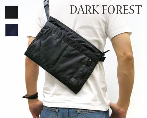 【極美品】PORTER ダークフォレスト サコッシュ ショルダーバッグ 黒