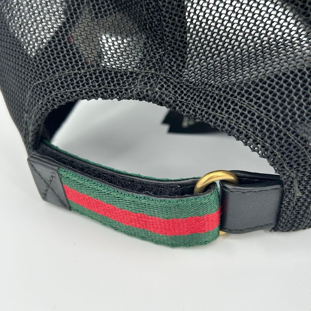 B*y様 美品✨グッチ キャップ タイガー GG スプリーム PVC ベージュ