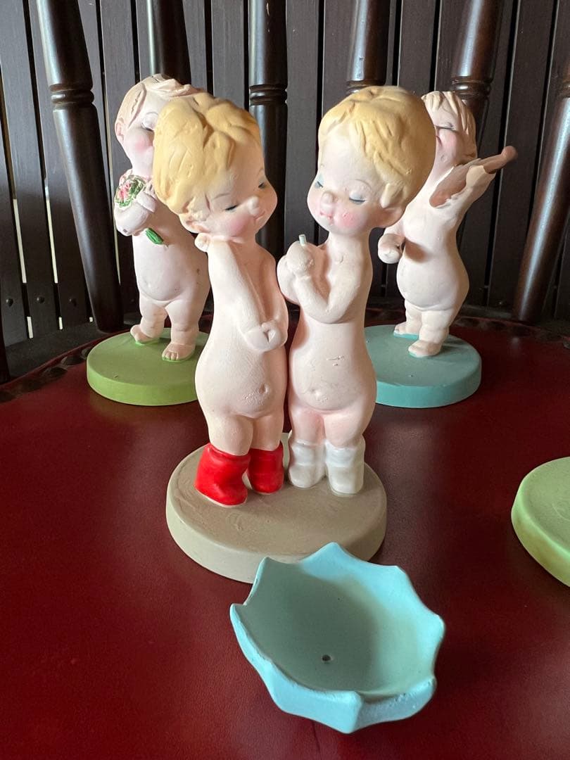 非売品★ 高島屋 タカシマヤ ローズちゃん5体昭和 レトロ 置き物 飾り