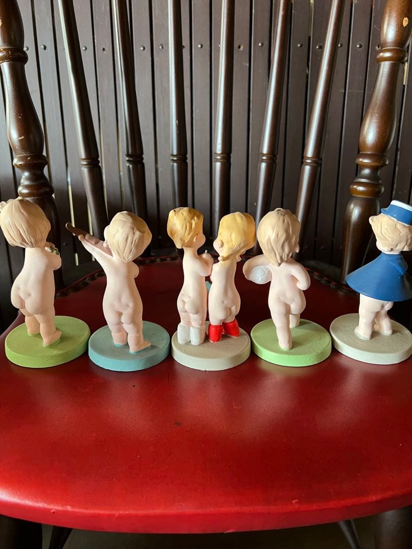 非売品★ 高島屋 タカシマヤ ローズちゃん5体昭和 レトロ 置き物 飾り