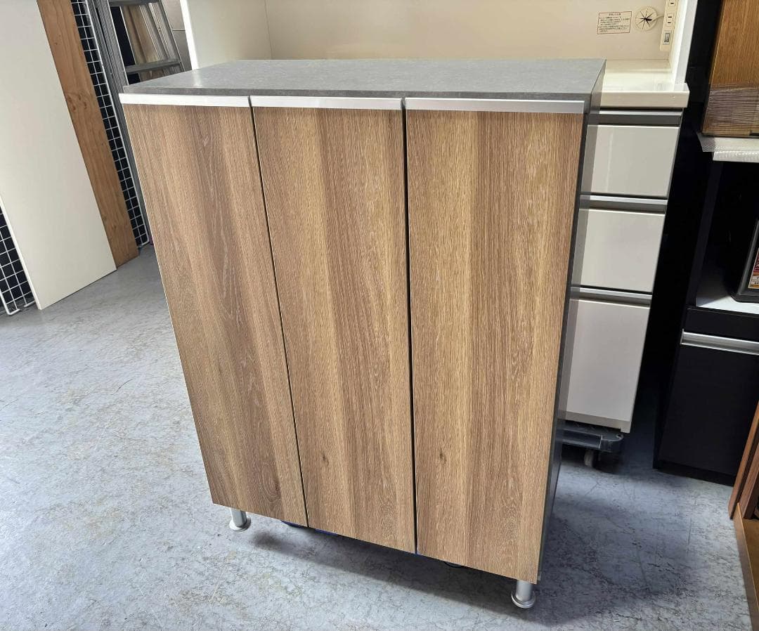 ジョーダン 国産大川家具おしゃれロータイプ下駄箱シューズボックス幅75cm