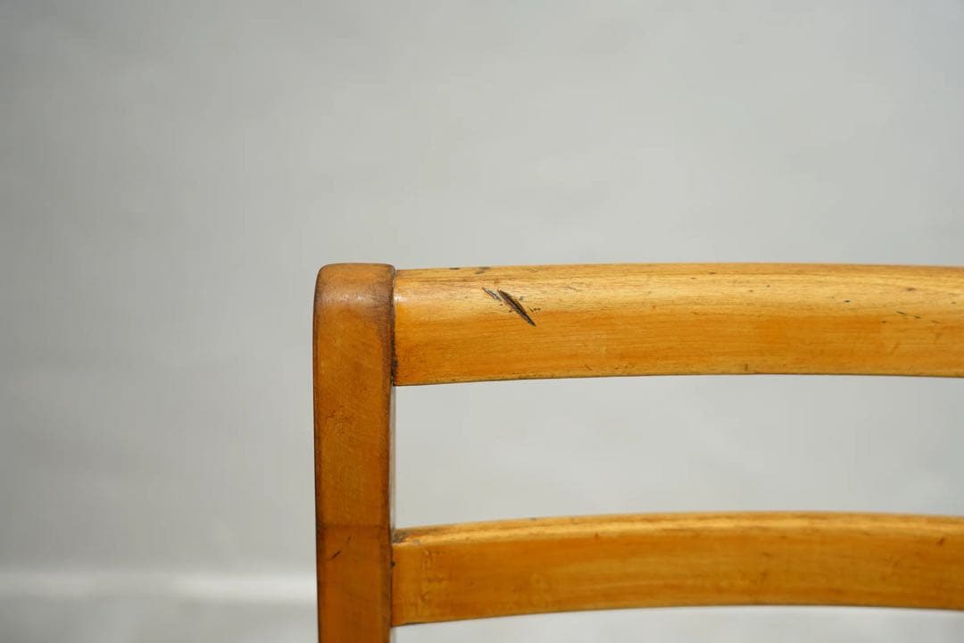イギリス　ビンテージ　60s ラダーバックチェア　椅子　古木　北欧