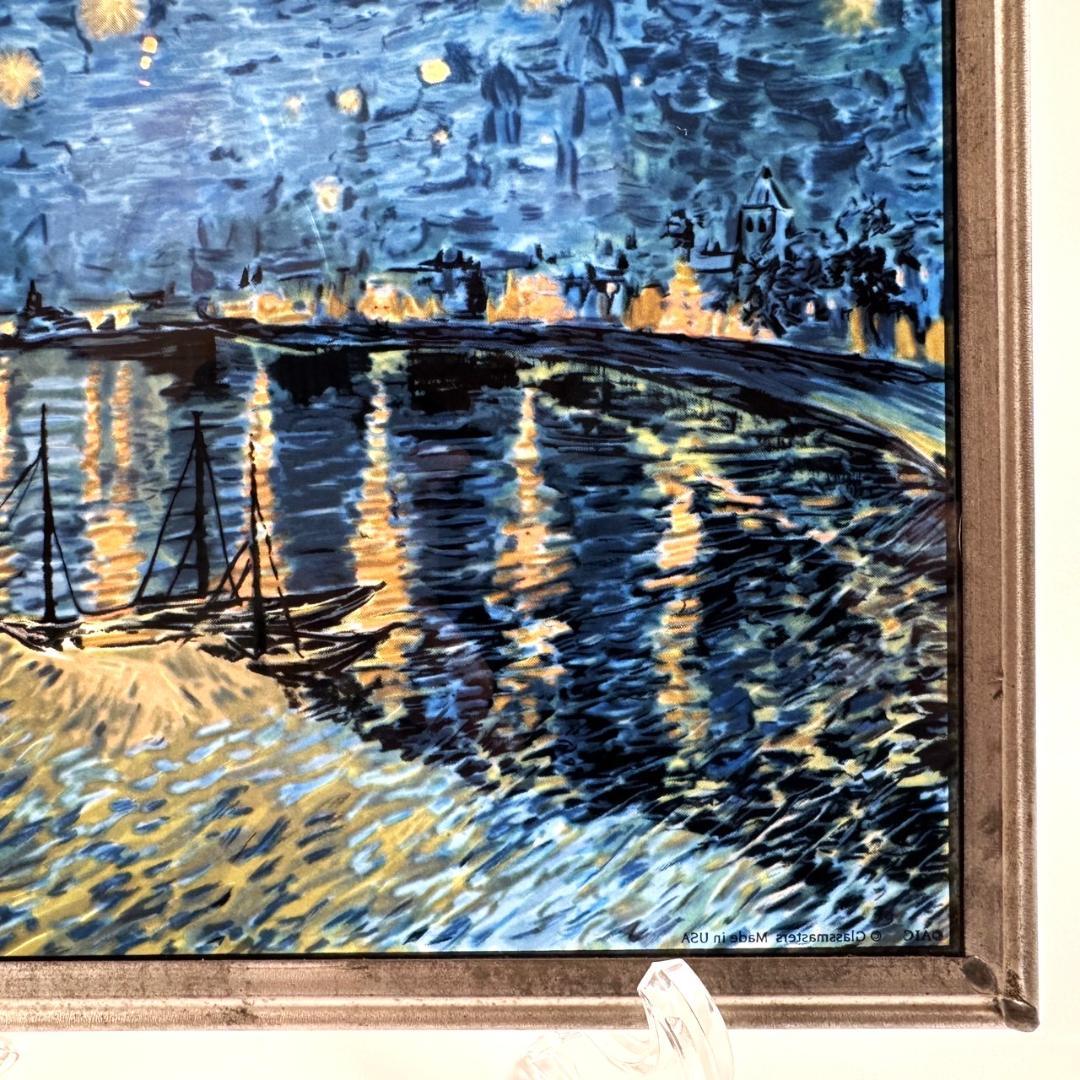 フィンセント・ファン・ゴッホ ステンドグラス ローヌ川の星月夜 グラスマスターズ