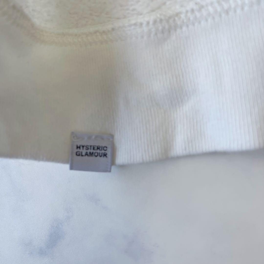 ヒステリックグラマー ヒスガール スウェット トレーナー オーバーサイズ 白