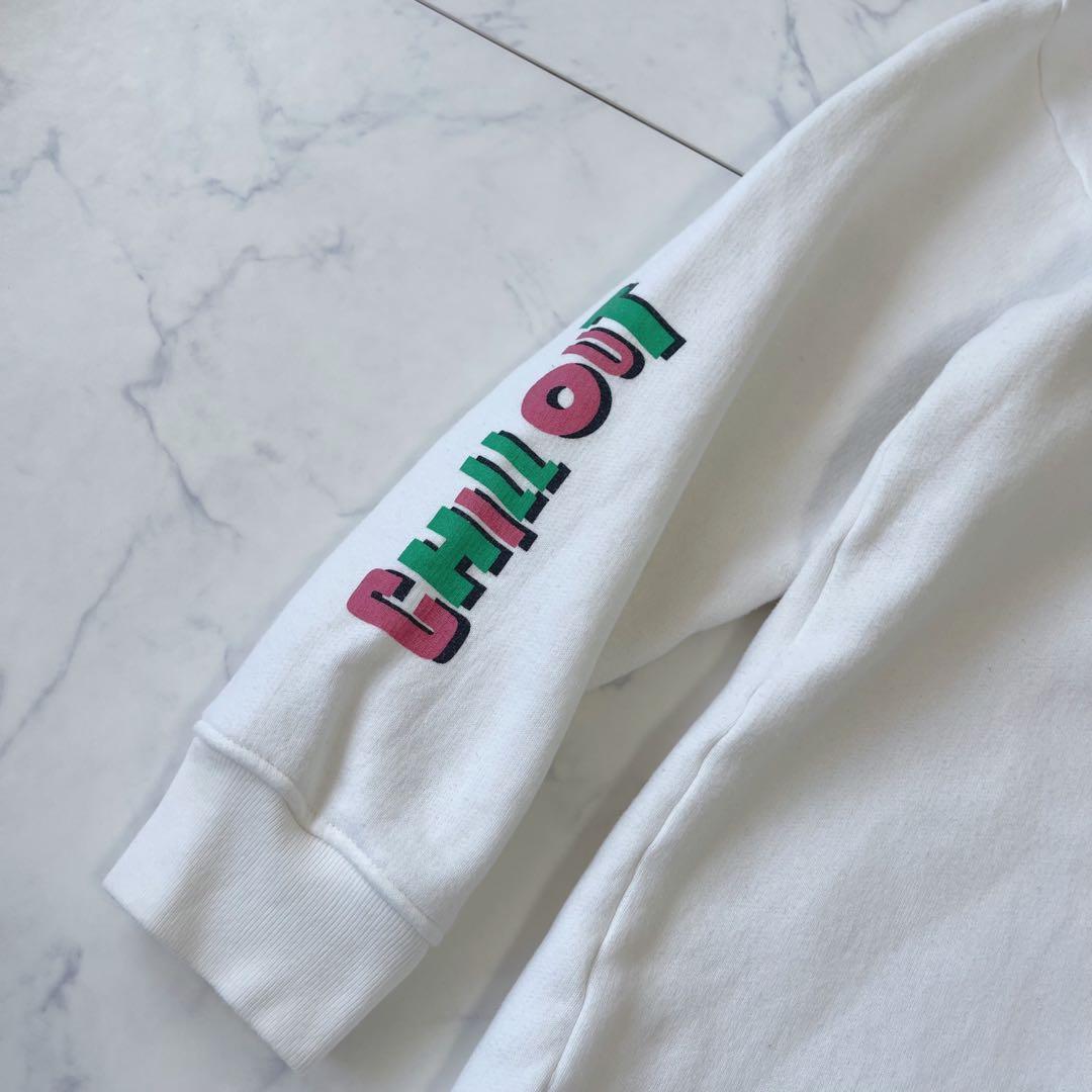 ヒステリックグラマー ヒスガール スウェット トレーナー オーバーサイズ 白