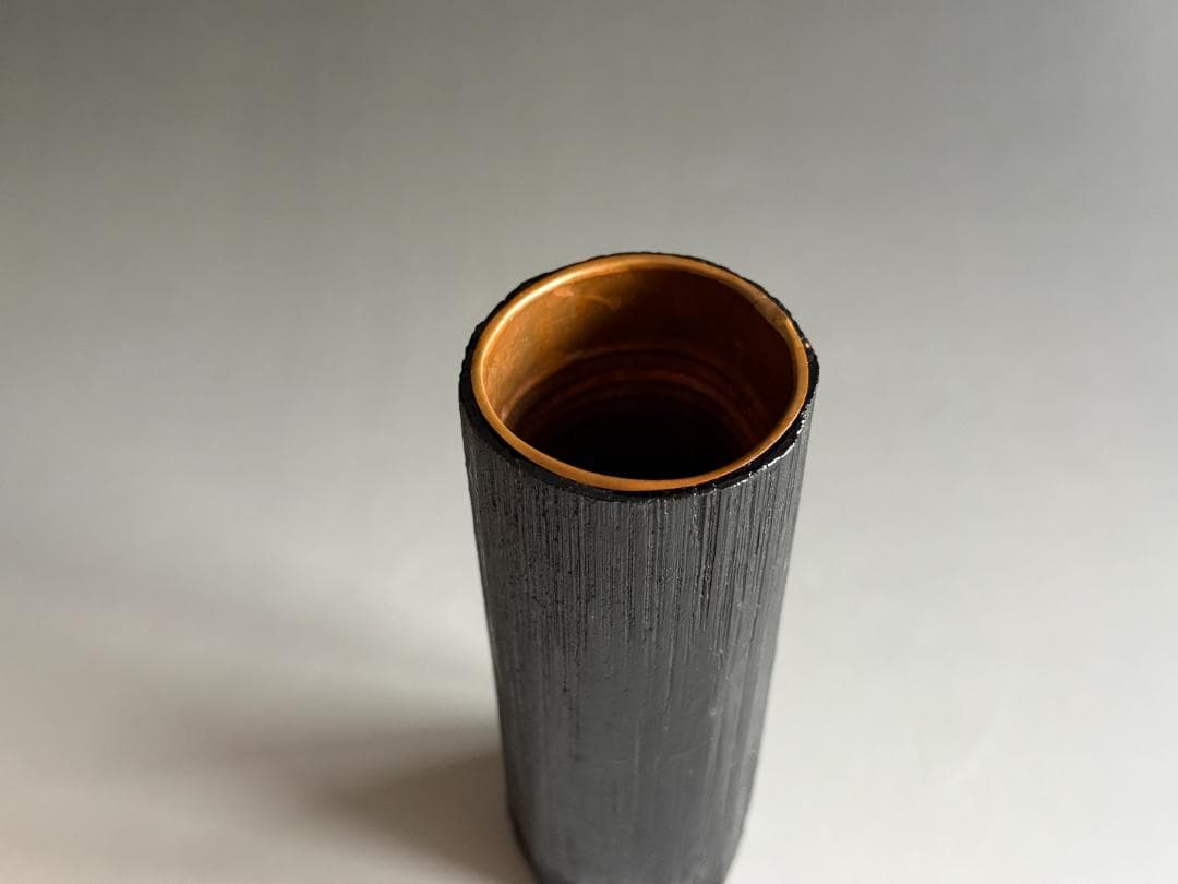 堀内宗完　兼中斎好　一位籠花入　茶道具　表千家