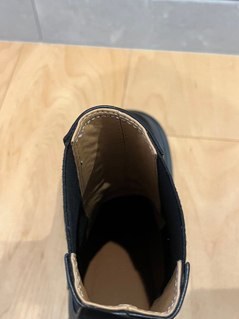 TODAYFUL Leather Middle Boots 38 サイドゴア