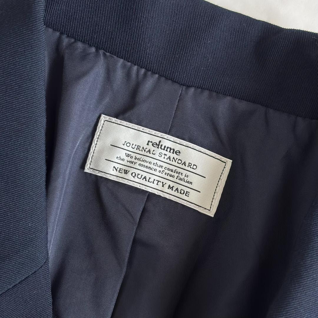 美品♪ジャーナルスタンダードレリューム 24AW 紺ブレ 金ボタン 36 tn2