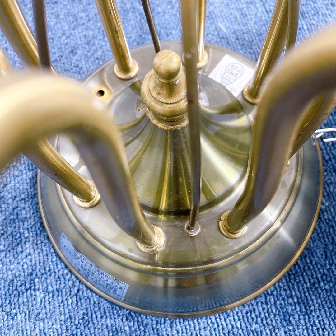 【美品】コイズミ AAN485995 アンティーク 8灯シャンデリア 照明器具